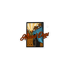 Hound Dogs Bubble-free stickers