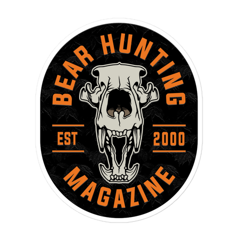 BHM Bear Skull Bubble-free stickers