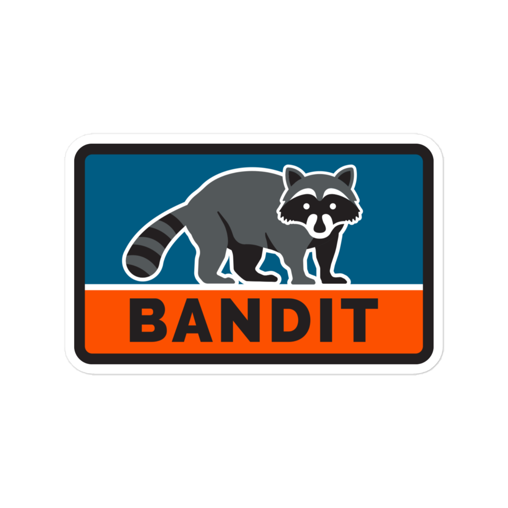 Bandit Bubble-free stickers