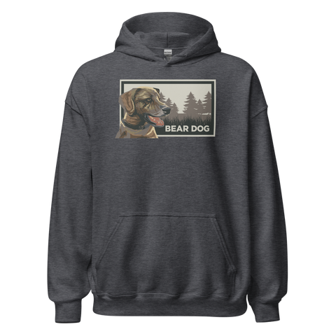 BHM Plotting Bear Dog Unisex Hoodie