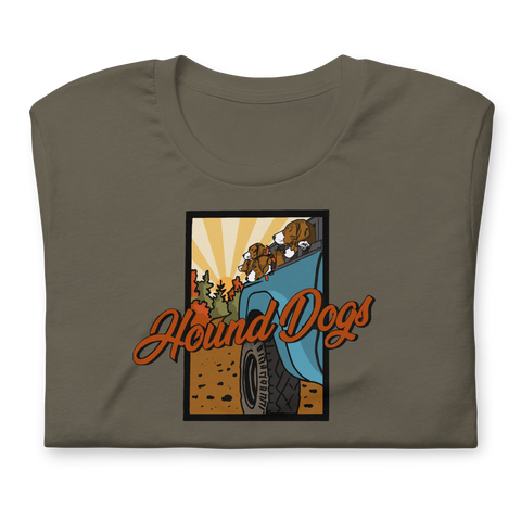 Hound Dogs Unisex t-shirt