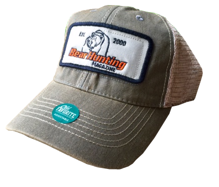 Limited Stock!  Bear Hunting Magazine Tan Trucker Hat