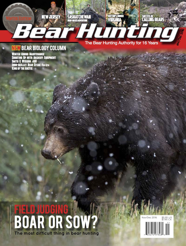 Back Issues Bear Hunting Magazine