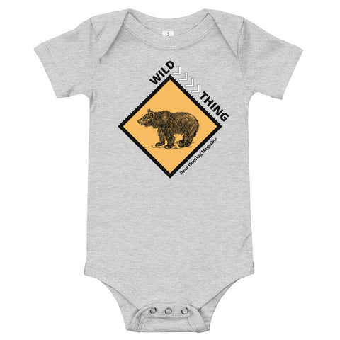 'Wild Thing'- short sleeve one piece for Babies