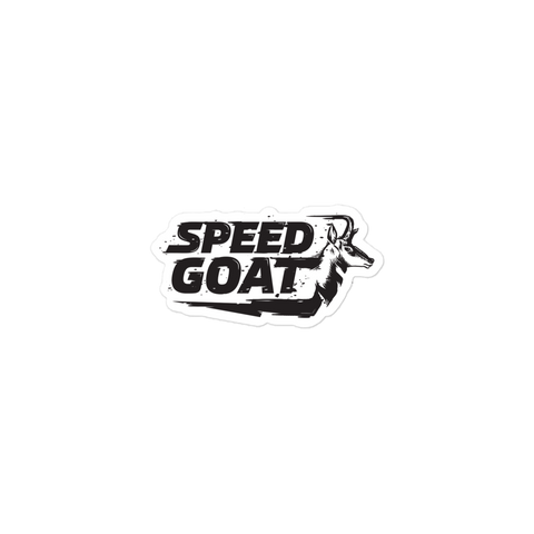 'Speed Goat' Bubble-free vinyl stickers