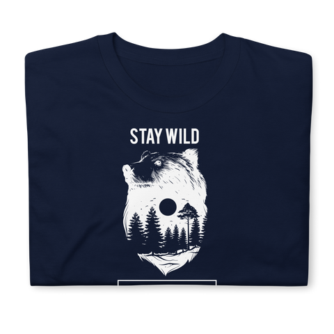 Stay Wild Moon Bear Short-Sleeve Unisex T-Shirt