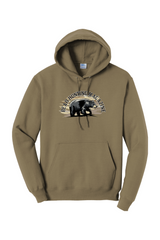 BHM Retro Bear Fleece Pullover Hooded Sweatshirt