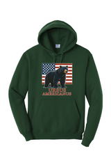 Red, White, & Bruin Fleece Pullover Hooded Sweatshirt
