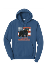 Red, White, & Bruin Fleece Pullover Hooded Sweatshirt