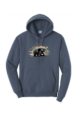 BHM Retro Bear Fleece Pullover Hooded Sweatshirt