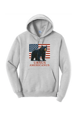 Red, White, & Bruin Fleece Pullover Hooded Sweatshirt