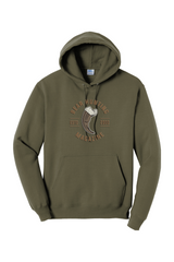 Bear Claw Fleece Pullover Hooded Sweatshirt