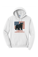 Red, White, & Bruin Fleece Pullover Hooded Sweatshirt