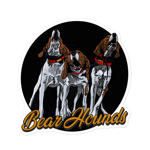 Bear Hounds Bubble-free stickers