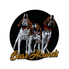 Bear Hounds Bubble-free stickers