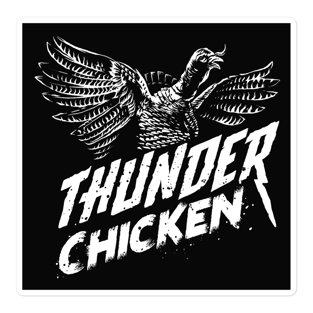 Thunder Chicken Bubble-free stickers