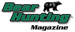 Bear Hunting Magazine Window Decal