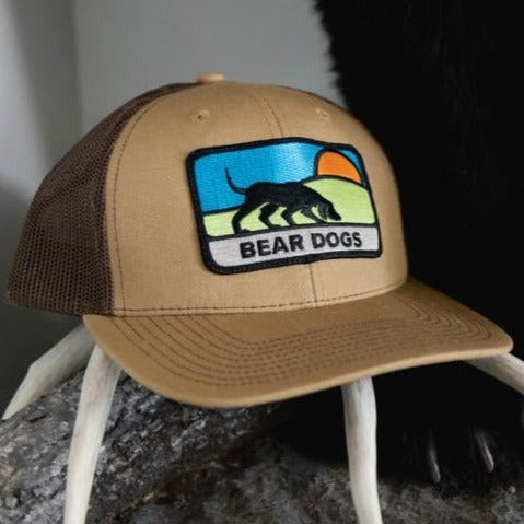 'Bear Dogs' Brown/Gold Trucker Hat