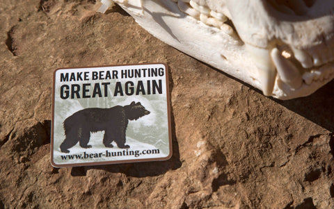 "Make Bear Hunting Great Again" Sticker
