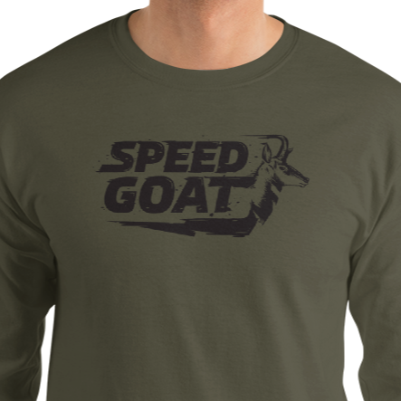 'Speed Goat' Men’s Long Sleeve Shirt