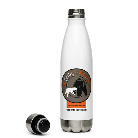 'Got Gritty Bear Hound' Stainless Steel Water Bottle